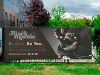 Picture of Sublimated Airtex Fabric Fence Banner 3 m x 1.2m