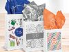 Picture of Altitude Ecological Digital Print Midi Paper Gift Bag 150gsm